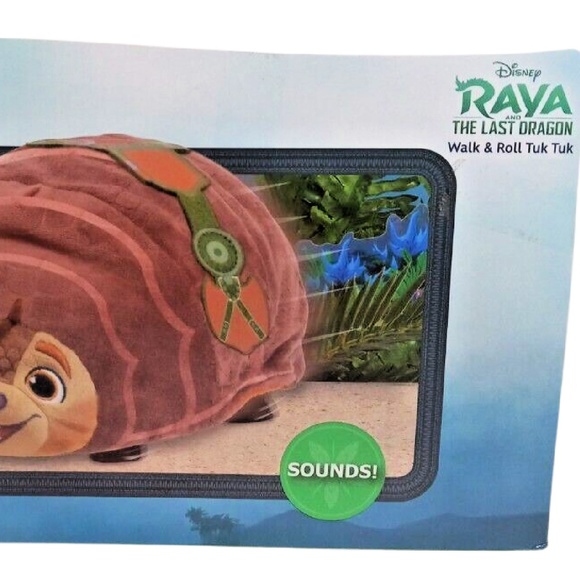 Disney Raya & The Last Dragon Walk & Roll Tuk Tuk 10" Stuffed Plush w/ Sound NEW - Picture 5 of 11